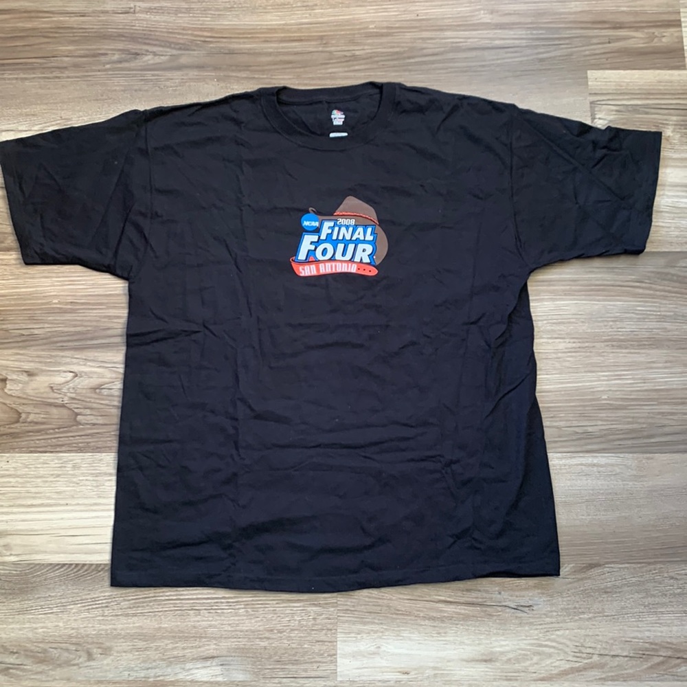 NCAA 2008 Final 4 Four San Antonio Coke Black Coca Cola Shirt Basketball NBA New